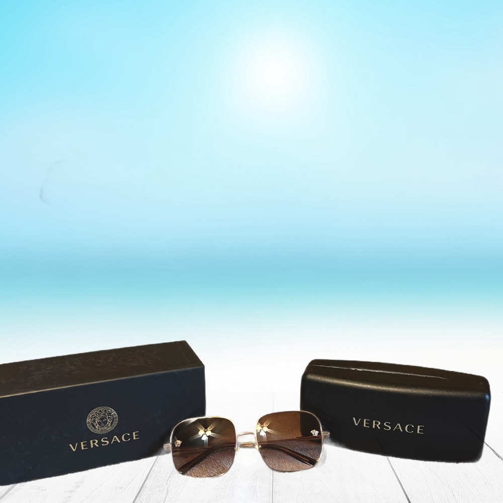 Versace Oversized Metal Plastic Frames